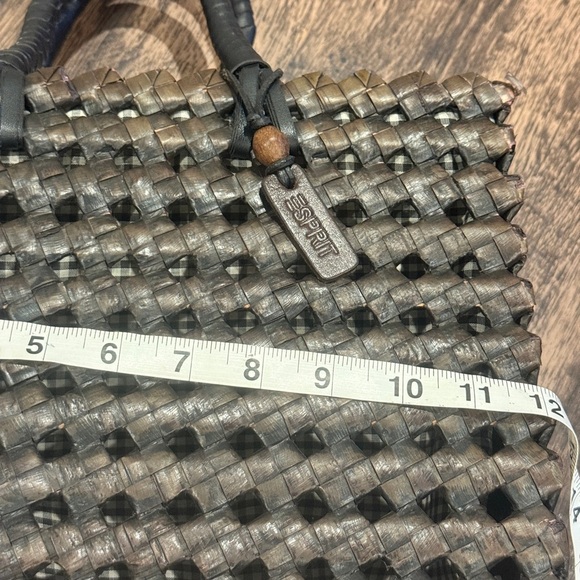 Esprit Brown and Black Tote Bag - Picture 11 of 11